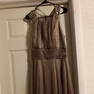 Bronze Evening Gown
